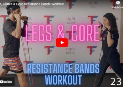 Day 34 Bands: Legs + Core